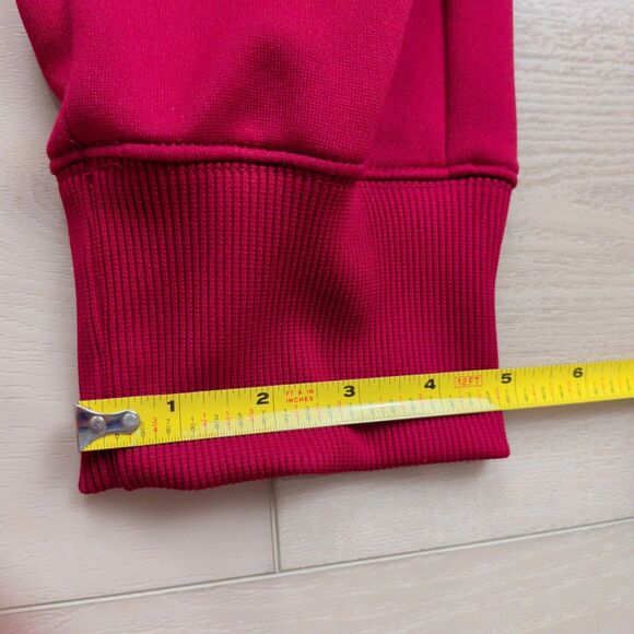 Nike Sportswear Joggers Womens M Polyknit Cuff Red White Athleisure Retro - Picture 9 of 10